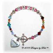 Designs by Debi Handmade Jewelry personalized generations keepsake bracelet