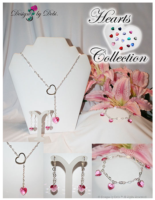 Designs by Debi Handmade Jewelry Hearts Collection © Designs by Debi ALL RIGHTS RESERVED