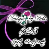 Designs by Debi Handmade Jewelry Gift Certificate purchase button $25