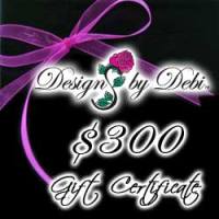Designs by Debi Handmade Jewelry Gift Certificate purchase button $300