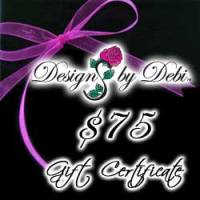 Designs by Debi Handmade Jewelry Gift Certificate purchase button $75
