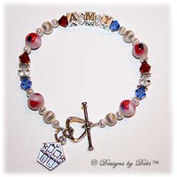 Designs by Debi Handmade Jewelry Remember 9/11 Memorial Bracelet