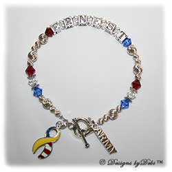 Designs by Debi Handmade Jewelry In Memory Support Your Soldier Bracelet Style #2